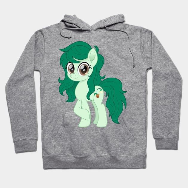 Wallflower Blush pony Hoodie by CloudyGlow